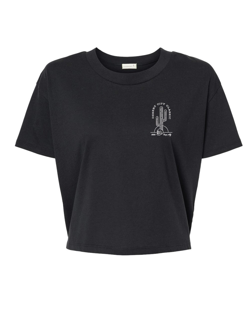 Black Out DCC Boxy Crop Tee